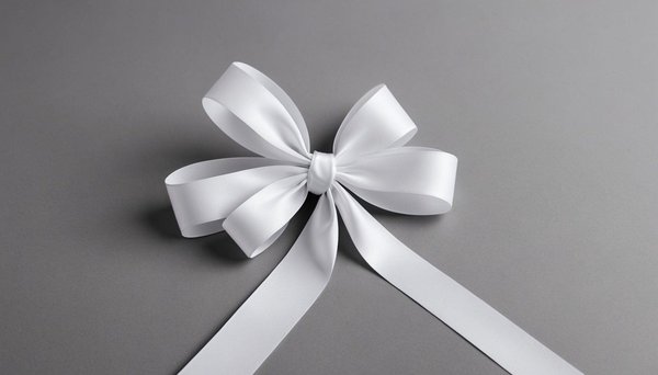 Bolduc en papier synthétique blanc : l'élégance des présentations